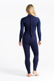 C Skins Womens Surflite 4/3 Wetsuit Navy/Multi - Second Skin Surfshop