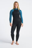 C Skins Womens Surflite 5/4 Back Zip Wetsuit Jade - Second Skin Surfshop
