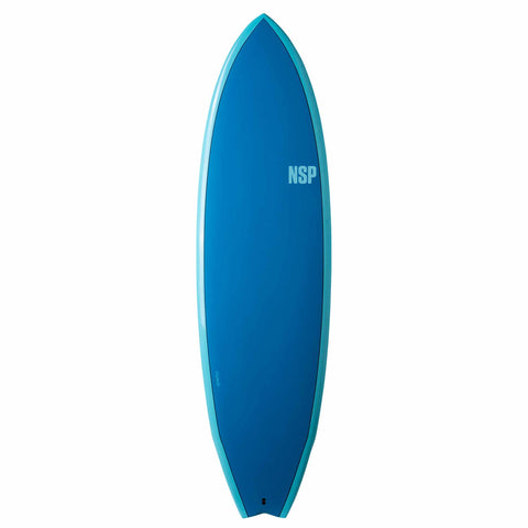 NSP 6'8 Elements HDT Ocean Blue Fish Surfboard - CLICK & COLLECT - Second Skin Surfshop