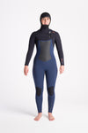 C Skins Womens Nuwave Hooded Rewired 6/5 Chest Zip Wetsuit