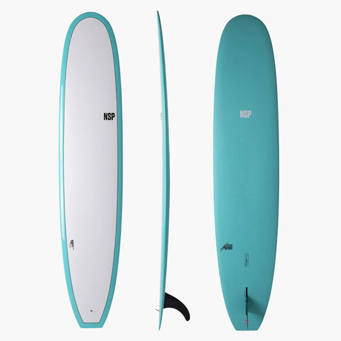 NSP 9'6 Sleepwalker Elements HDT turquoise Longboard - CLICK & COLLECT