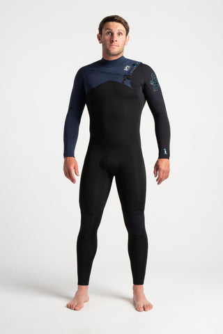 C Skins Session 4/3 Chest Zip Wetsuit - Second Skin Surfshop