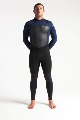 C Skins Legend 3/2 Back Zip Wetsuit Navy-C Skins-C Skins Mens Summer