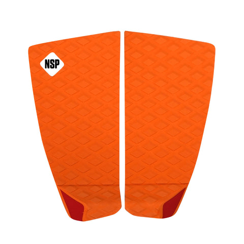 NSP 2 Piece Recycled Traction Tail Pad - Orange - Second Skin Surfshop