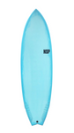 NSP 6'8 Protech Fish Blue Surfboard - CLICK & COLLECT - Second Skin Surfshop