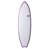 NSP 7'2 Elements HDT Fish Ocean Purple Surfboard - CLICK & COLLECT - Second Skin Surfshop