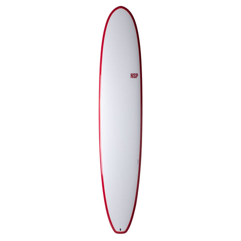 NSP 9'6 Elements HDT Red Longboard - CLICK & COLLECT - Second Skin Surfshop