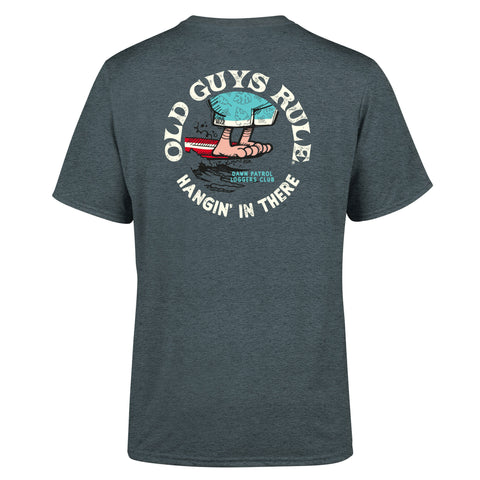 Old Guys Rule 'Hanging In There' T-Shirt - Dark Heather