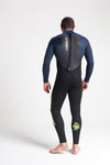 C Skins Legend 4/3 Back Zip Wetsuit Navy-C Skins-C Skins Mens Summer,C Skins Mens Winter